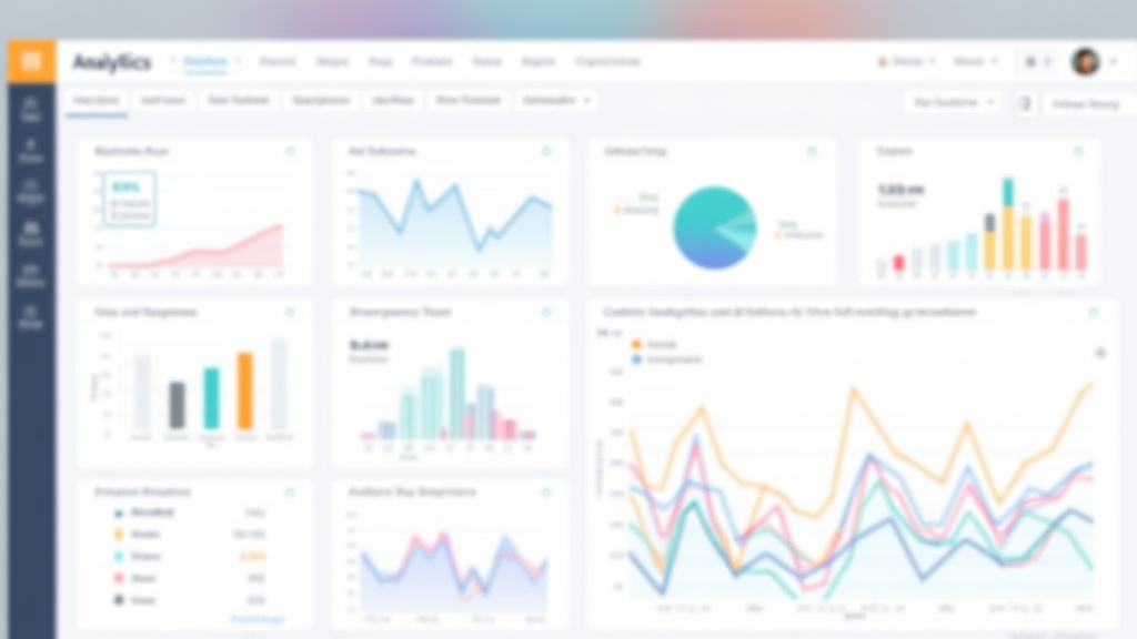 Digital Marketing Metrics Dashboard Illustration